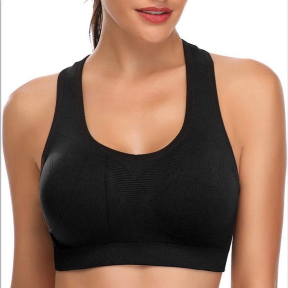 Super Comfy Sports Bra - Black - Picture 1 of 4